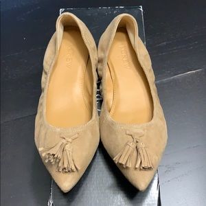 NIB Brand New J. Crew Suede Flats Size 6.5